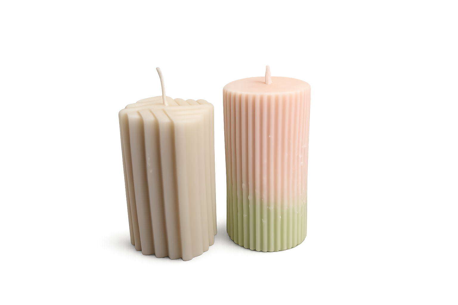 Standkerzen Weiß